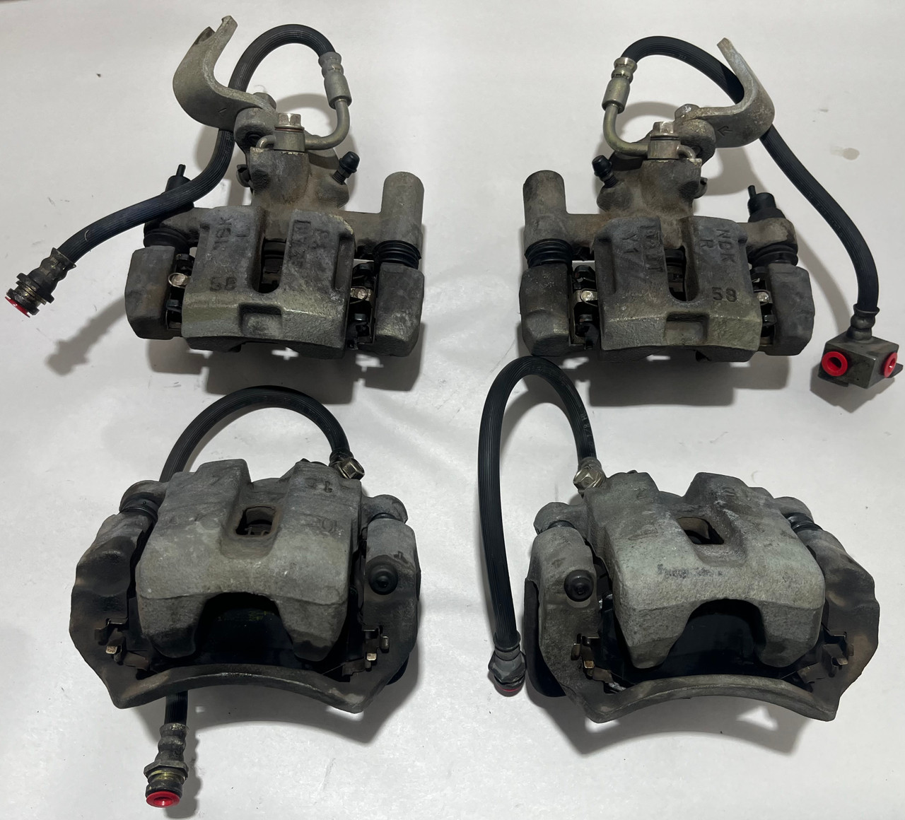 1990-1993 Mazda Miata 1.6l OEM Brake Calipers / Front & Rear / NA111