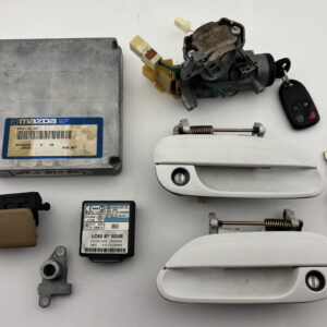 2001-2002 Mazda Miata ECU Computer / Immobilizer / Ignition w/ Key / Manual / BTT318881 / NB268