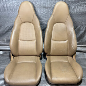 2001-2005 Mazda Miata Tan Leather Seats / Pair / NB268