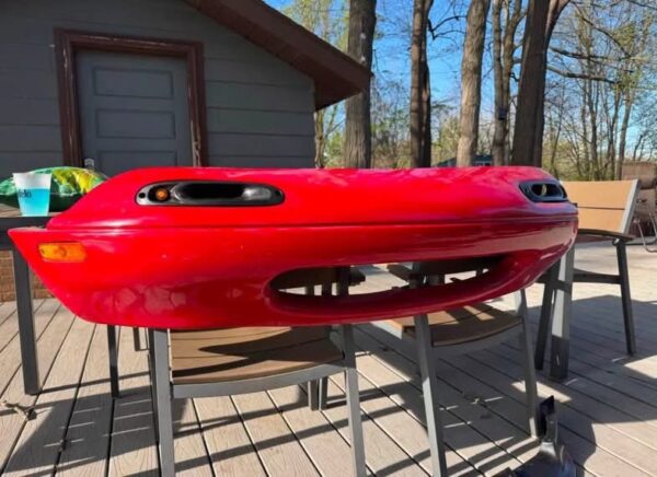 IMG_5412 Used OEM Mazda Miata MX-5 NA Front Bumper Cover & Aftermarket Front Lip Combo
