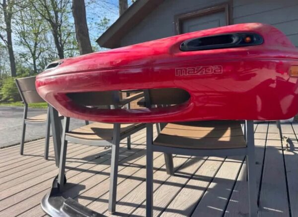 IMG_5416 Used OEM Mazda Miata MX-5 NA Front Bumper Cover & Aftermarket Front Lip Combo