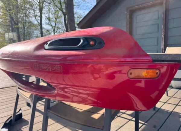 IMG_5417 Used OEM Mazda Miata MX-5 NA Front Bumper Cover & Aftermarket Front Lip Combo