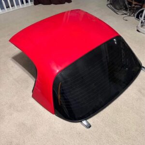 2009 NC Mazda Miata removable hardtop finished in gloss red
