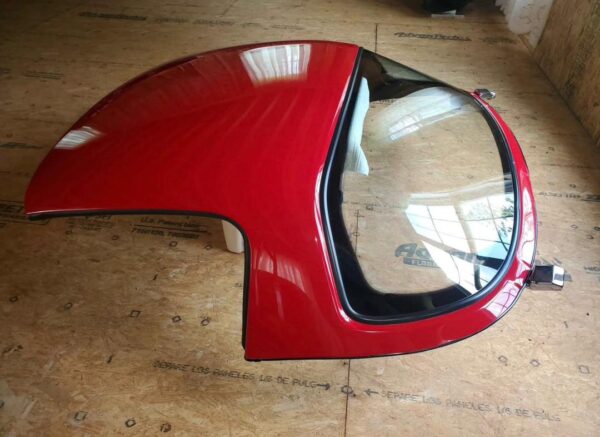 Mazda MX-5 Miata OEM removable hardtop finished in Classic Red