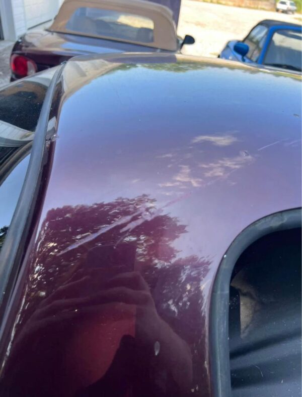 OEM Factory Hardtop for first and second-generation (NA/NB) Mazda Miata MX-5 models built between 1990 and 2005