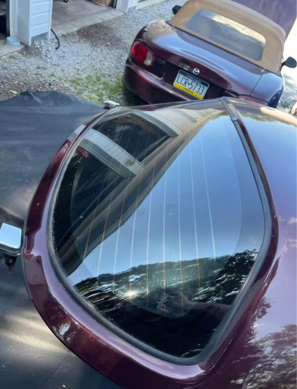 OEM Factory Hardtop for first and second-generation (NA/NB) Mazda Miata MX-5 models built between 1990 and 2005