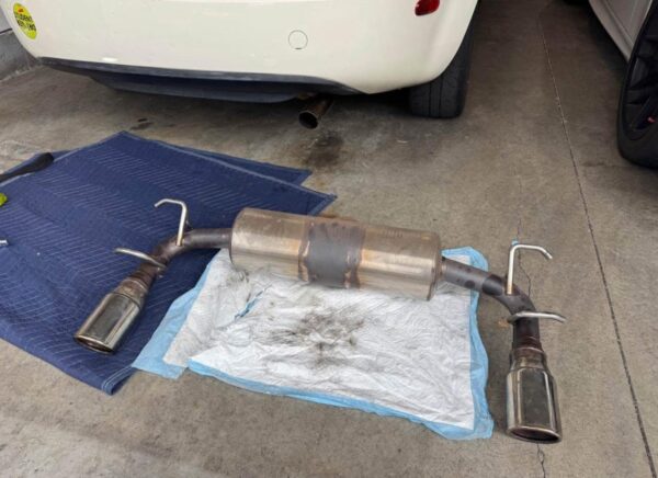 IMG_7418 Stainless steel axle-back exhaust system