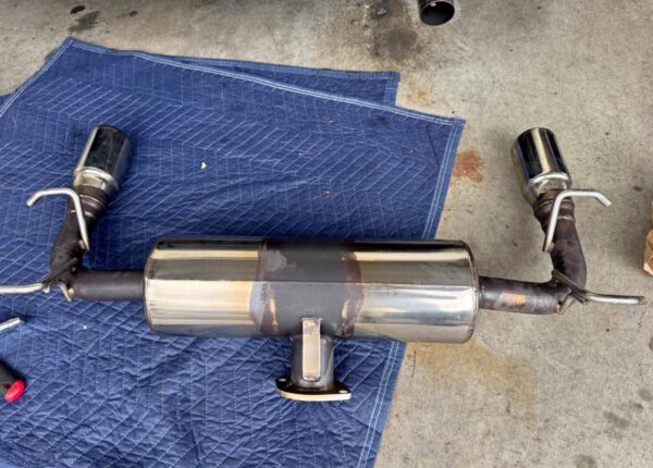 IMG_7419 Stainless steel axle-back exhaust system