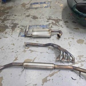 Complete stainless steel performance aftermarket exhaust system