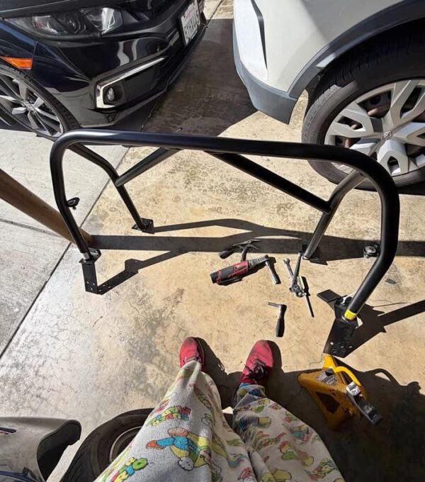 Hard Dog M2 Sport Double Diagonal Roll Bar designed specifically for the 1989–2005 Mazda Miata (NA/NB generations)