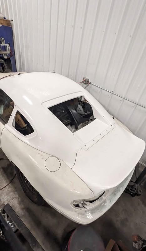 CCP Fabrication Fastback Hardtop kit designed for the Mazda Miata
