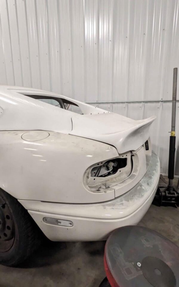 CCP Fabrication Fastback Hardtop kit designed for the Mazda Miata