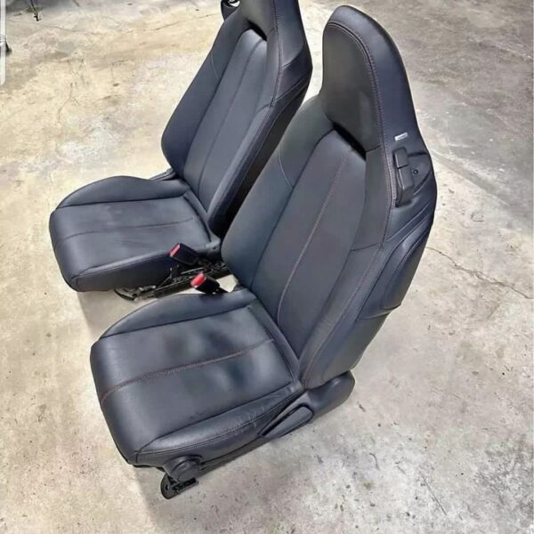 IMG_8288 Mazda MX-5 Miata (ND) OEM Black Leather Sport Seats with Red Stitching