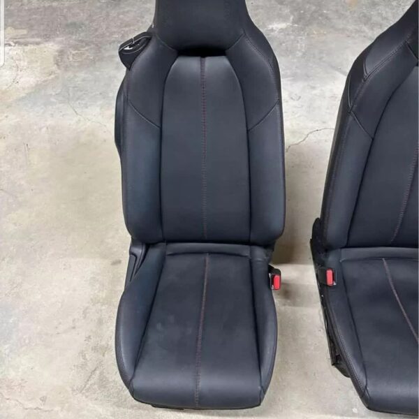 IMG_8290 Mazda MX-5 Miata (ND) OEM Black Leather Sport Seats with Red Stitching