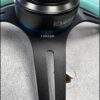 IMG_8296 NRG Innovations 350mm Minty Fresh Wood Grain Steering Wheel with Black Spokes
