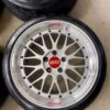 IMG_8300 BBS Silver Mesh Wheels with Polished Stepped Lips Wrapped in Bridgestone Potenza Tires (Set of 4)
