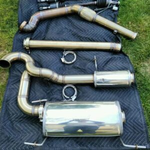 IMG_8306 Mazda Miata Full Stainless Steel Turbo-Back Exhaust System with V-Band Clamps