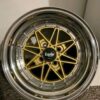 IMG_8313 Work Equip Gold Mesh / Star-Style Deep Dish Wheels (Set of 4)