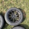 Konig Matte Black Multi-Spoke Wheels Wrapped in Hankook Ventus V2 Concept 2 Tires (Set of 4)