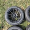 Konig Matte Black Multi-Spoke Wheels Wrapped in Hankook Ventus V2 Concept 2 Tires (Set of 4)