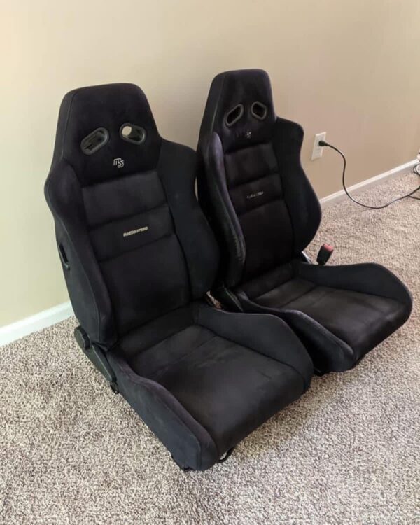 IMG_8338 Mazdaspeed Black Suede Racing Bucket Seats