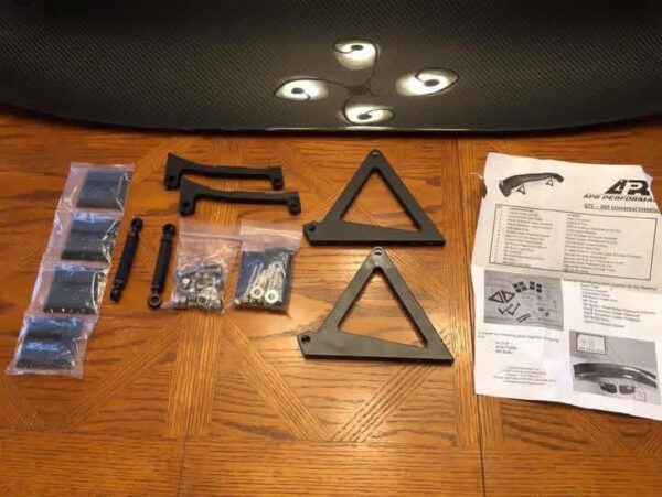 APR Performance Carbon Fiber GTC-200 Adjustable Rear Wing Kit.