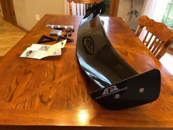 APR Performance Carbon Fiber GTC-200 Adjustable Rear Wing Kit.