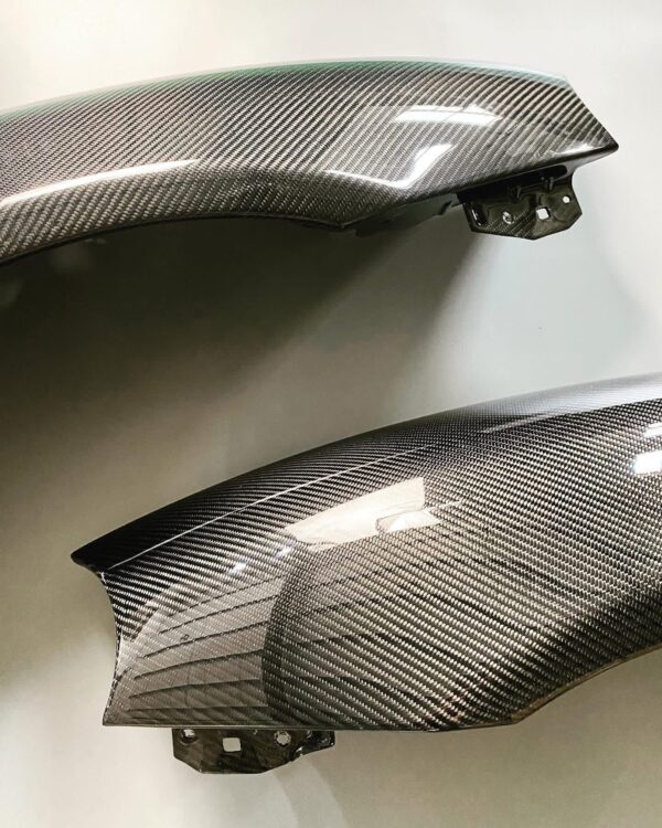 Set of Mazda MX-5 Miata OEM-Style Carbon Fiber Front Fenders