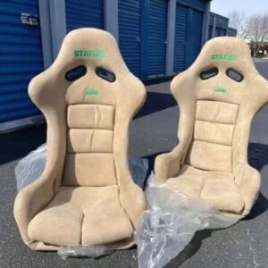 IMG_8403 Status Racing Tan Suede Carbon Fiber Bucket Seats.