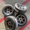 Complete set of four Rays Volk Racing TE37SL (Super Lap) Forged Wheels