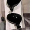 Oval vehicle side mirrors