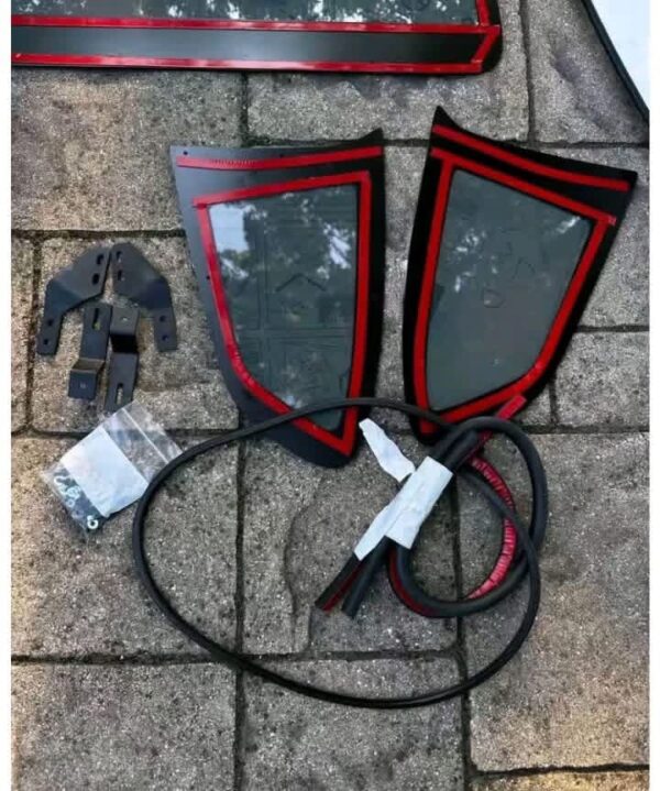 Removable fiberglass fastback roof conversion kit designed for standard convertible sports cars