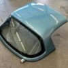 Crystal Blue OEM Hardtop for a Mazda MX-5 Miata (NA/NB generation).