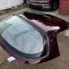 Mazda MX-5 Miata OEM removable hardtop finished in a factory Merlot / Mahogany Mica paint.