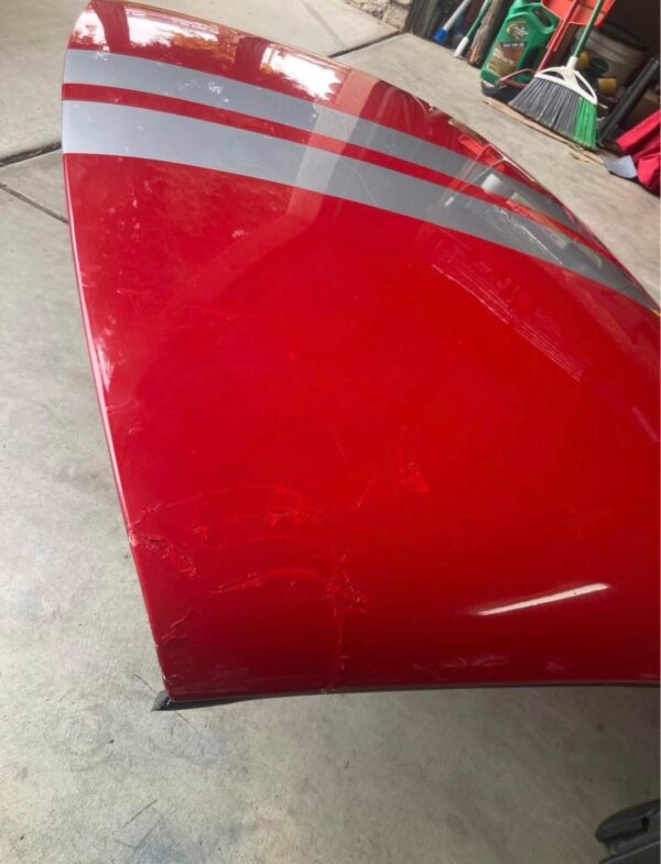 IMG_0340 OEM Mazda Miata MX-5 Hardtop (NA / NB Gen) – Classic Red with Racing Stripes