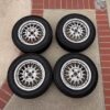 IMG_0343 OEM Mazda Miata NA 14" BBS Mesh Alloy Wheels with Falken Tires (Set of 4)