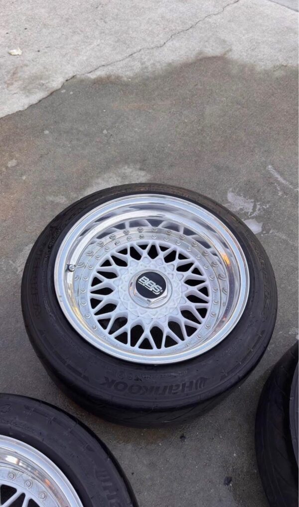BBS RS Style Mesh Wheels with Performance Tires (Set of 4)
