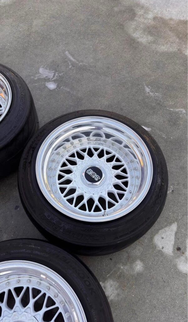 BBS RS Style Mesh Wheels with Performance Tires (Set of 4)