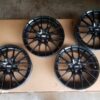 Set of 4 OEM Mazda MX-5 Miata ND (2016–2026) 17" BBS Dark Gunmetal / Gloss Black Forged Alloy Wheels.