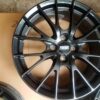 Set of 4 OEM Mazda MX-5 Miata ND (2016–2026) 17" BBS Dark Gunmetal / Gloss Black Forged Alloy Wheels.