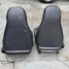 IMG_1789 OEM Mazda MX-5 Miata NA (1990–1997) Front Bucket Seats Pair – Black Leatherette with Teal Miata Logo
