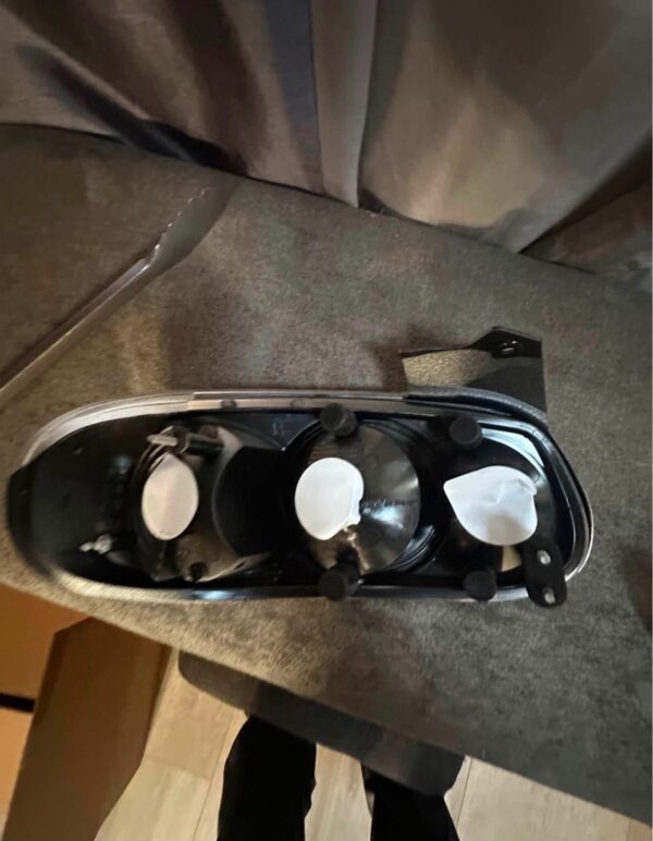 Pair of OEM Mazda MX-5 Miata (NB generation, specifically NB2 / 2001–2005) Clear Tail Lights / Taillights (often referred to as Altezza-style or factory clear-lens rear combination lamps).