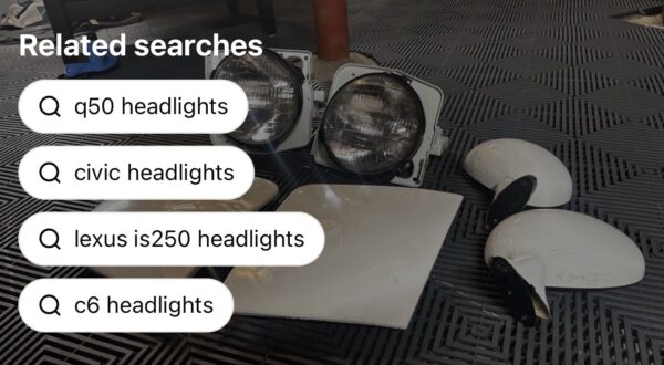 Screenshot OEM Mazda MX-5 Miata NA Pop-Up Headlight & Manual Mirror Set (White)