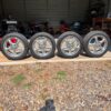 IMG_3117 OEM Mazda Miata 15x6" Chrome 5-Spoke Alloy Wheels w/ Tires (Set of 4)