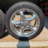 IMG_3118 OEM Mazda Miata 15x6" Chrome 5-Spoke Alloy Wheels w/ Tires (Set of 4)