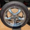 IMG_3121 OEM Mazda Miata 15x6" Chrome 5-Spoke Alloy Wheels w/ Tires (Set of 4)
