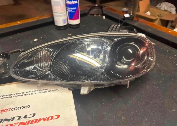 IMG_3681 OEM Mazda Miata NB2 (01-05) Projector Headlights Assembly Pair – Black Housing / Clear Lenses