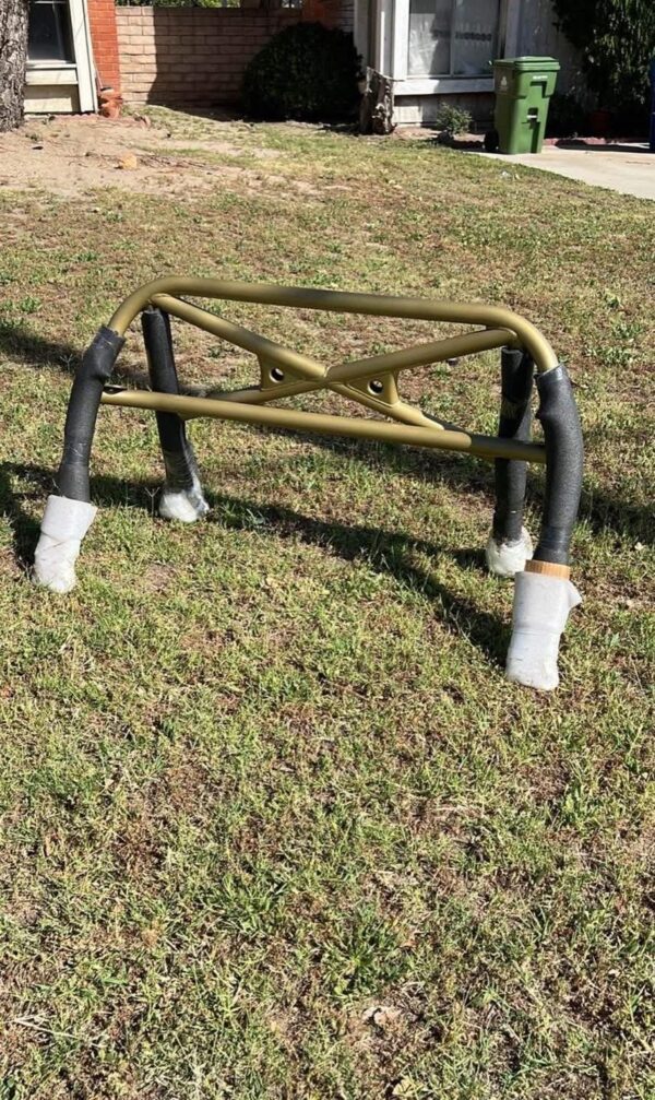 Mazda Miata Aftermarket Roll Bar (Gold / Double Diagonal)