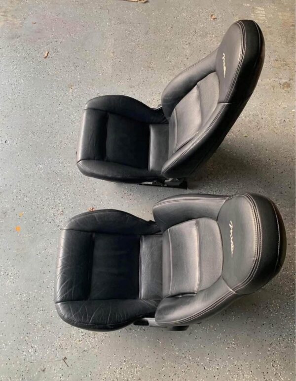 IMG_4081 Mazda MX-5 Miata OEM Black Leather Seat Set – Pair (Left & Right)