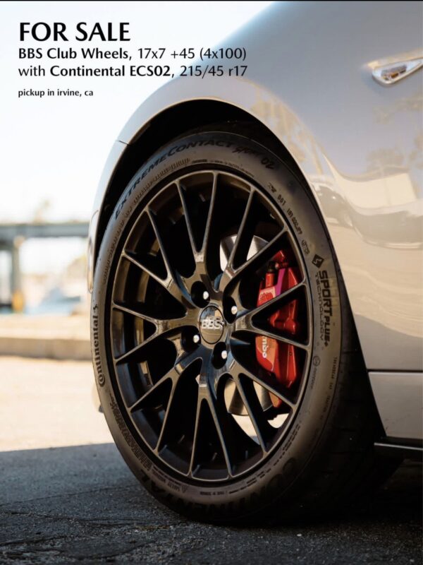 Screenshot BBS Performance Wheels with Continental ExtremeContact Tires (Set of 4)